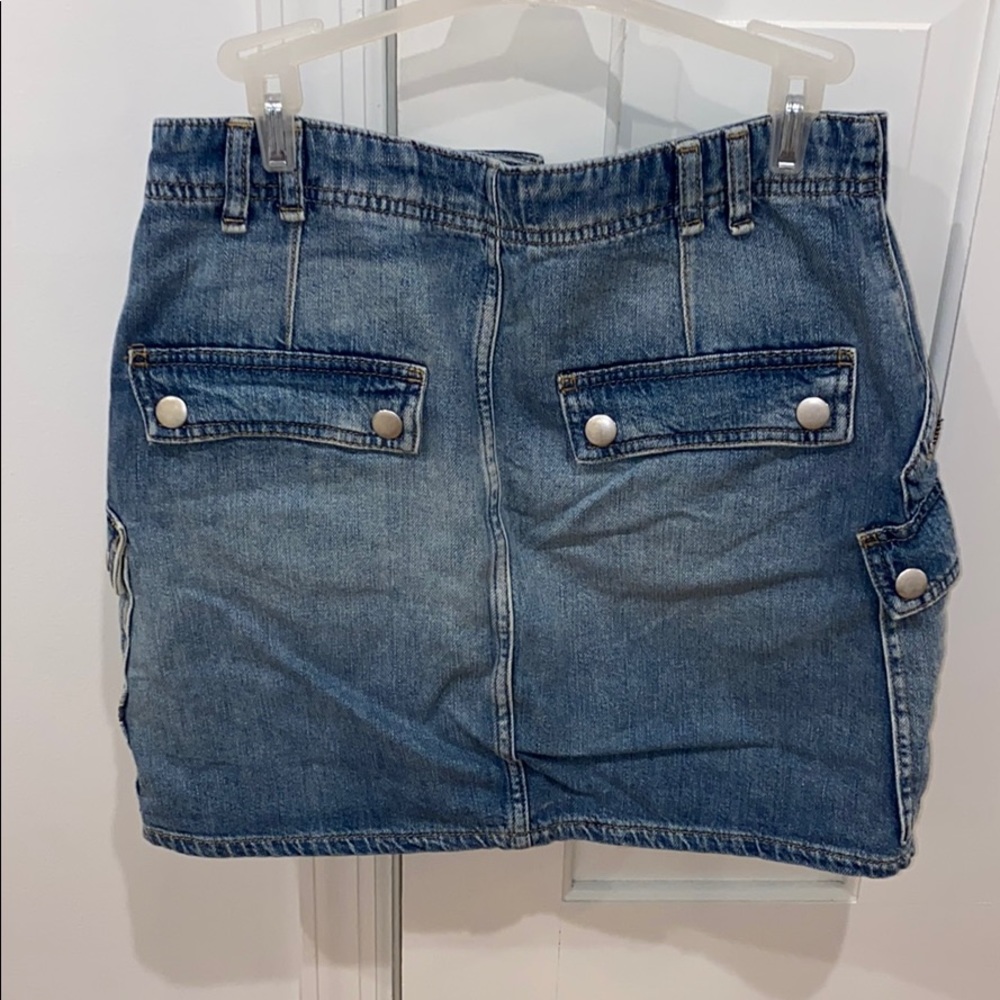 Free People Jean Skirt - Picture 2 of 4